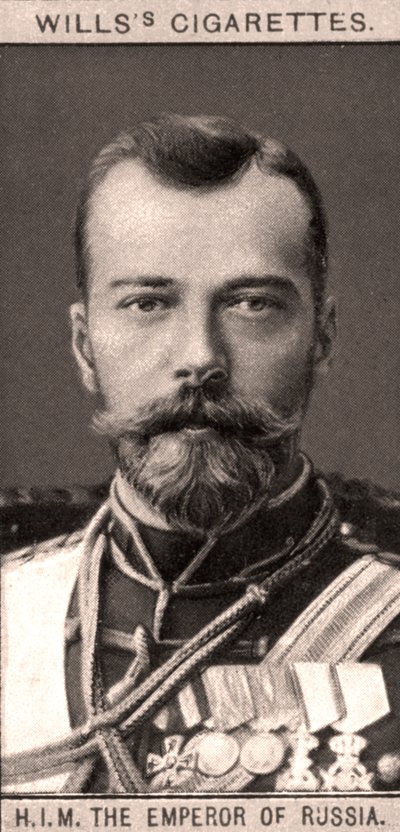 Z.M. De Keizer van Rusland, 1908 door WD and HO Wills