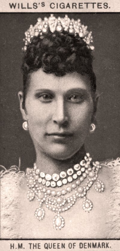 H.M. De Koningin van Denemarken, 1908 door WD and HO Wills