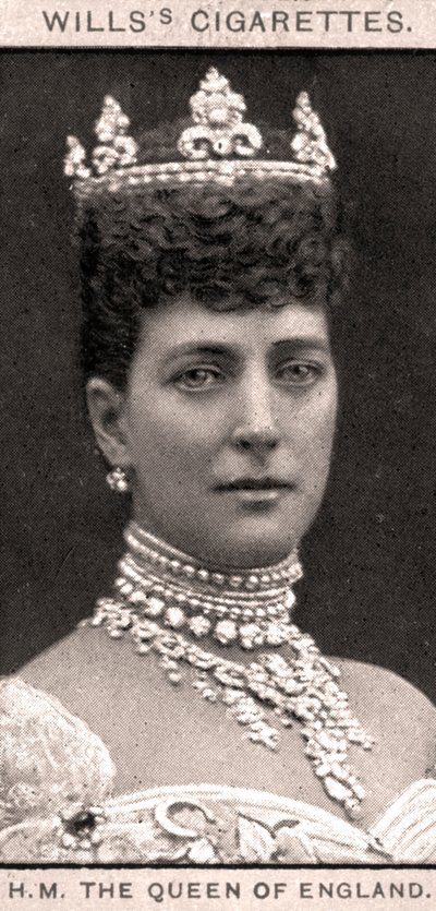 H.M. De Koningin van Engeland, 1908 door WD and HO Wills