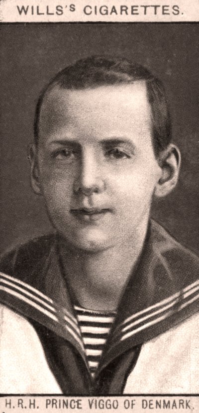 H.K.H. Prins Viggo van Denemarken, 1908 door WD and HO Wills
