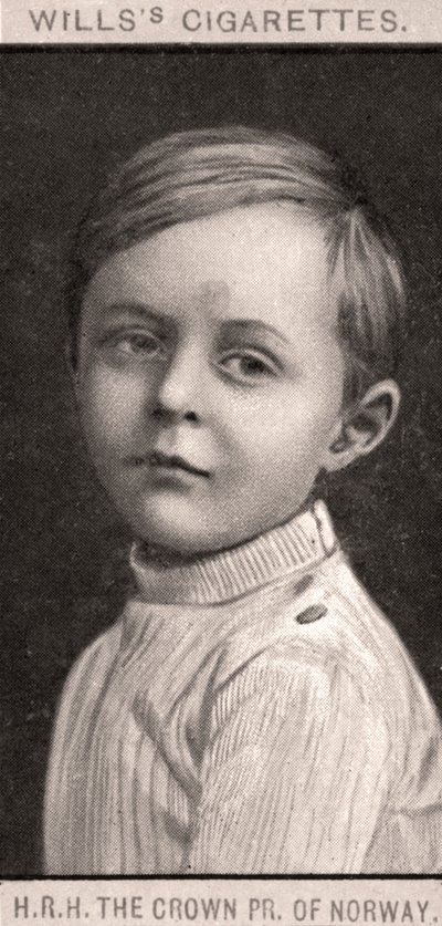 Z.K.H. De Kroonprins van Noorwegen door WD and HO Wills