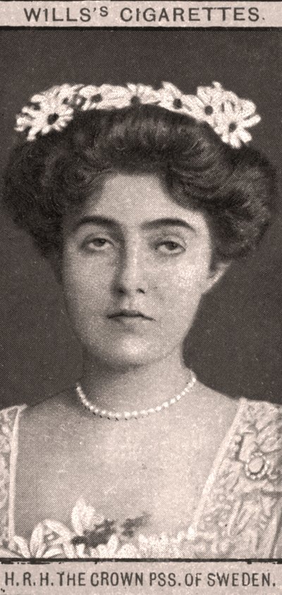Z.K.H. De Kroonprinses van Zweden, 1908 door WD and HO Wills