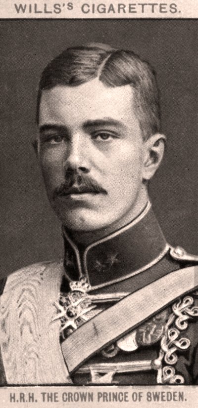 Z.K.H. De Kroonprins van Zweden, 1908 door WD and HO Wills