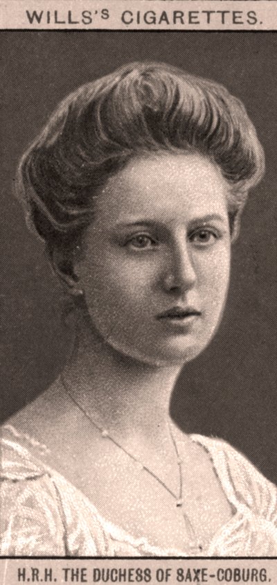 H.K.H. De Hertogin van Saksen-Coburg, 1908 door WD and HO Wills