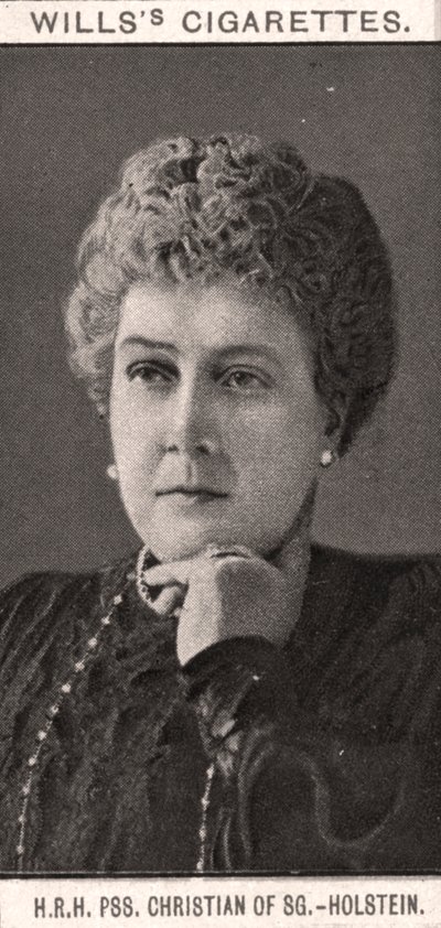 Prinses Christian van Sleeswijk-Holstein, 1908 door WD and HO Wills