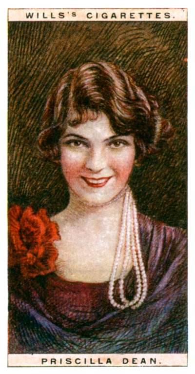 Priscilla Dean 1896-1987, Amerikaanse actrice, 1928 door WD and HO Wills