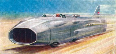Thunderbolt Kapitein G. E. T. Eyston, 1938 door WD and HO Wills