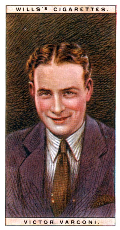 Victor Varconi 1891-1976, Hongaarse acteur, 1928 door WD and HO Wills
