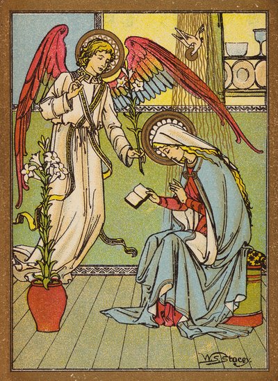 De Aankondiging aan de Heilige Maagd Maria door W.S. Stacey