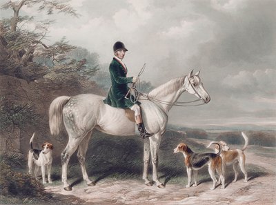 Mr. William Long op Bertha, gegraveerd door E. Hacker, 1849 door W. Barraud
