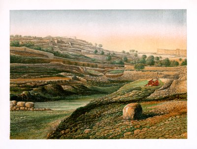De Vallei en Onderste Poel van Gihon, Jeruzalem, c1870 door W. Dickens