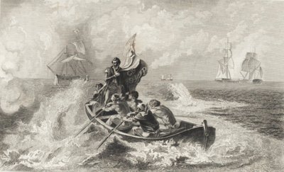 Slag bij Lake Erie door John Ward Dunsmore