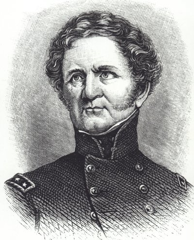 Winfield Scott (gravure) door John Ward Dunsmore