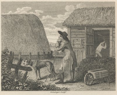 De gersthoop en de mesthoop door W. Grainger