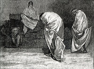 De keizer Theodore verleent een audiëntie uit 