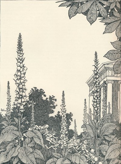 Illustratie bij Een Midzomernachtsdroom, 1914, 1925 door William Heath Robinson
