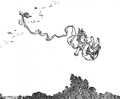 Oh, arme Tommelise was doodsbang! door William Heath Robinson