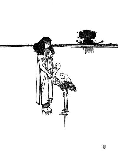 Plaats de gouden cirkel om zijn nek, ca. 1930 door William Heath Robinson