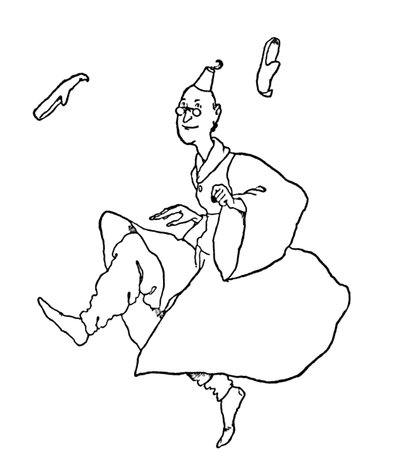 Hun Pantoffels Vlogen Om Hun Oren, c1930 door William Heath Robinson