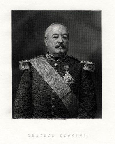 Achille François Bazaine, maarschalk van Frankrijk, 19e eeuw door W. Holl