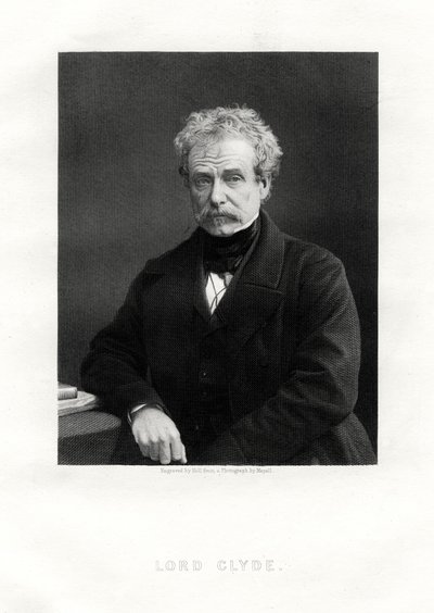 Colin Campbell, 1e Baron Clyde, Schotse soldaat, 19e eeuw door W. Holl