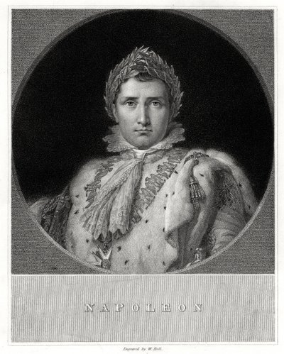 Napoleon Bonaparte, 19e eeuw door W. Holl