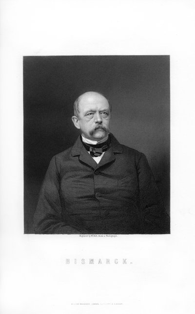 Otto von Bismarck, Hertog van Lauenburg, Duitse staatsman door W. Holl