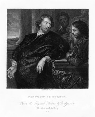 Peter Paul Rubens, Vlaamse kunstenaar, vroege 17e eeuw, 19e eeuw door W. Holl