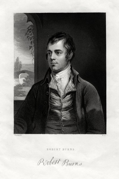 Robert Burns, Schotse dichter door W. Holl