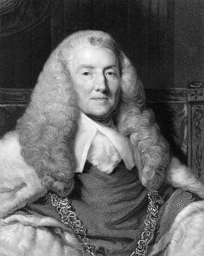 William Murray, 1e Graaf van Mansfield, Britse rechter en politicus, 1836 door W. Holl