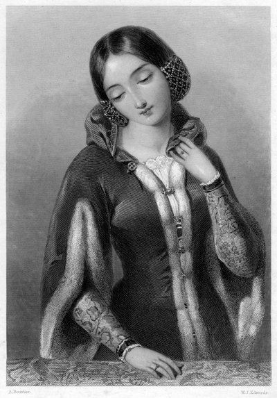 Anna van Bohemen, Koningin-Gemalin van Richard II van Engeland door W. J. Edwards