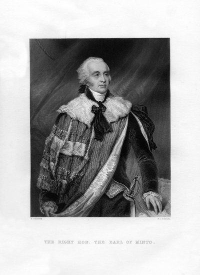 Gilbert Elliot Murray-Kynynmound, 1e Graaf van Minto, 19e eeuw door W. J. Edwards