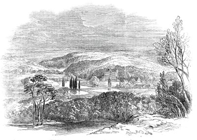 Reinhardtsbrunn, Gotha - uit de tekening van Zijne Koninklijke Hoogheid Prins Albert door W. J. Linton