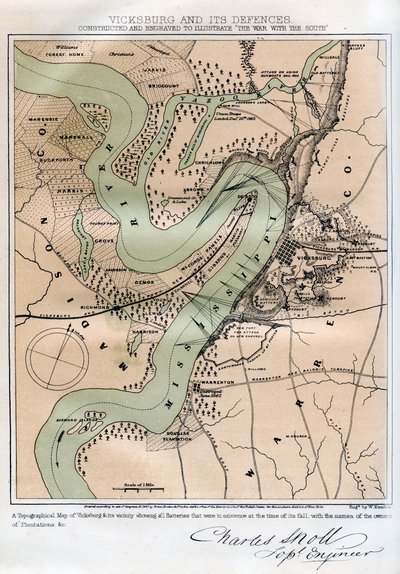 Vicksburg, Mississippi, en zijn verdedigingen, 1862-1867 door W Kemble