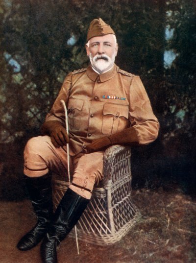 Brigadier-Generaal JG Dartnell, commandant van de Vrijwilligersbrigade, Natal Field Force, 1902 door W Laws Cancy