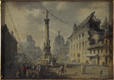 Place du Châtelet, in 1809 door W. Lebelle