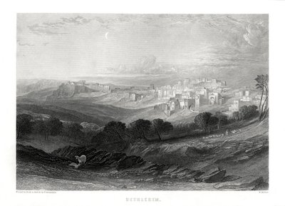 Bethlehem, Palestina, 19e eeuw door W. Miller