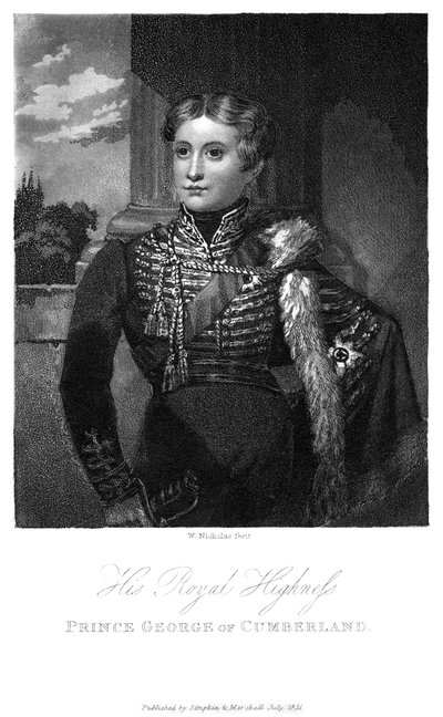Prins George van Cumberland, 1831 door W. Nicholas