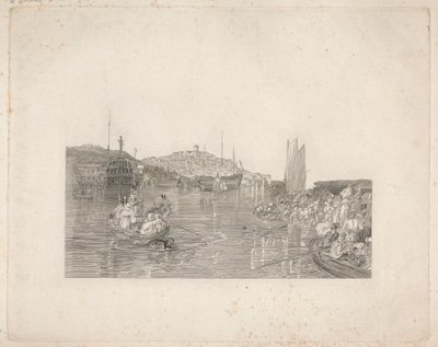 Saltash, Cornwall door W. R. Smith