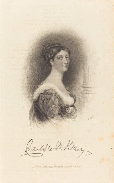 Lady Charlotte Susan Maria Bury door W. Read