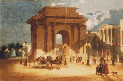 Hyde Park Corner, Westminster, Londen door W Spooner