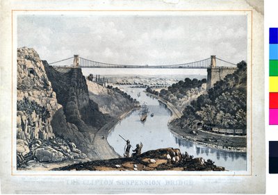 Clifton Suspension Bridge, ca. 1864 door W. T. Webb