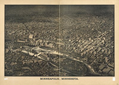 Minneapolis, Minnesota door W. V.; Monasch Herancourt