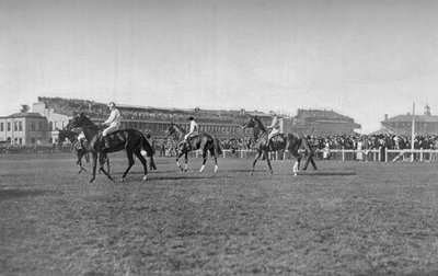 St. Leger-paarden voor de Doncaster-tribune, ca. 1901, 1903 door W. W. Rouch