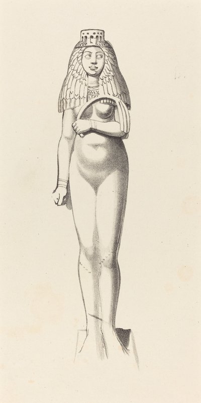Beeld van Bubaste of Isis door W. Walton after John Flaxman