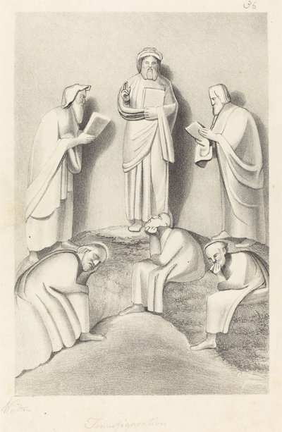 De Transfiguratie door W. Walton after John Flaxman