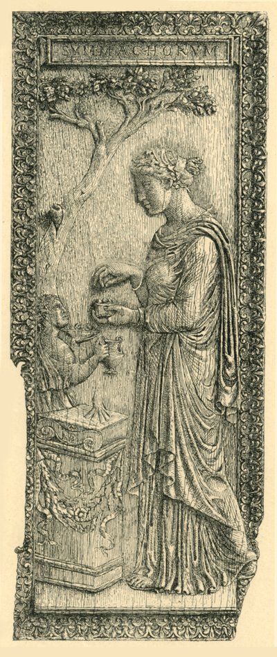 Het Symmachi-paneel, laat 4e of begin 5e eeuw, 1881 door W. Wise