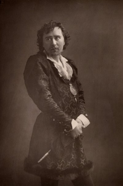 Herbert Beerbohm Tree (1853-1917) Engels acteur-manager. Oprichter van de Royal Academy of Dramatic Art (RADA) door W. and D. (after) Downey