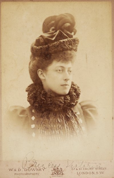 Prinses Victoria van Wales, eind 19e eeuw door W. and D. Downey