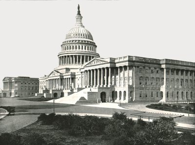 Het Capitool, Washington DC, VS, 1895 door W and S Ltd